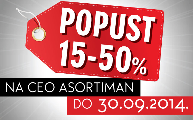 Velika Akcija do kraja Septembra 2014