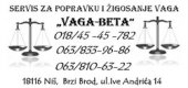 Servis VAGA-BETA Niš